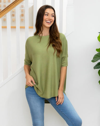 Batwing Knit - Sage