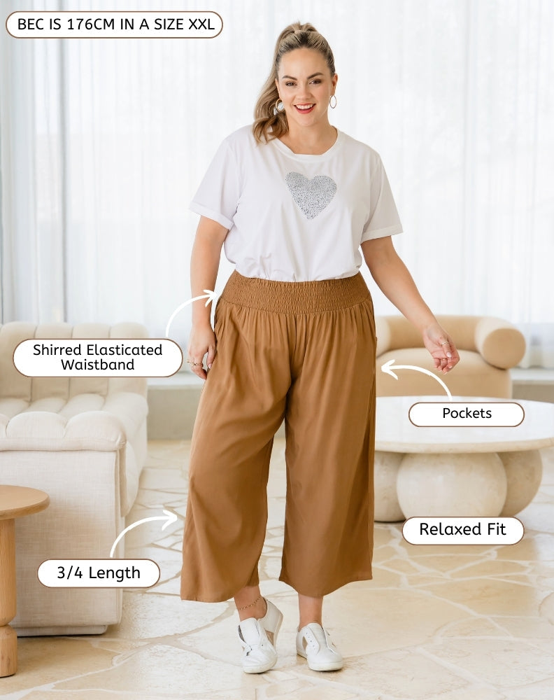 Iluka Pants - Tan