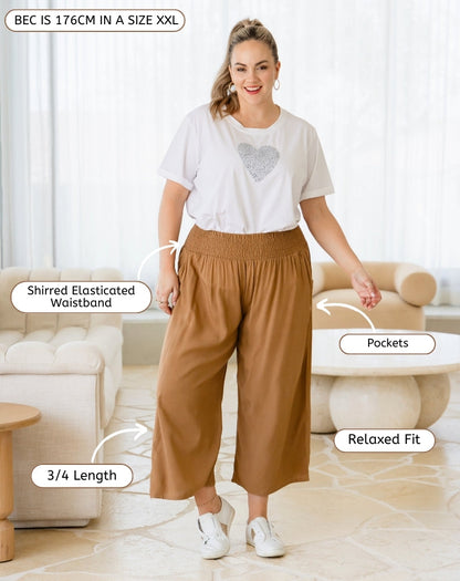 Iluka Pants - Tan