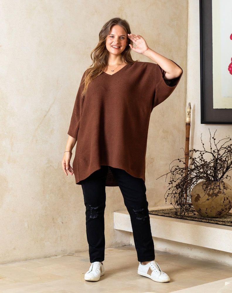 Drew Knit - Coffee