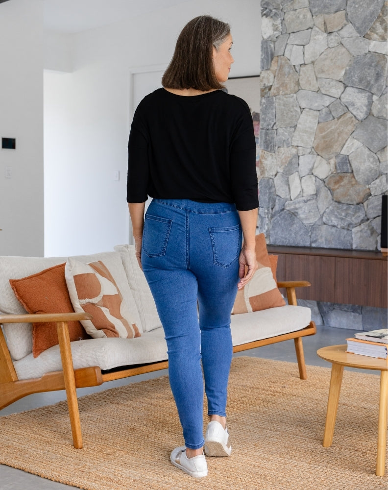 Slip on Jean - Blue Denim