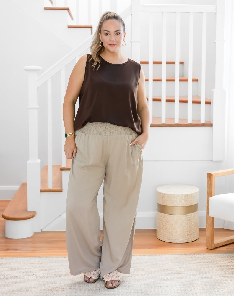 Resort Pant - Latte