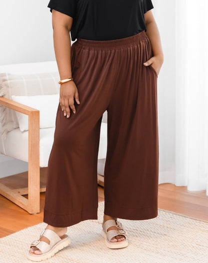 Bamboo Sammie Pant - Coffee