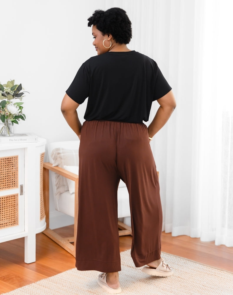Bamboo Sammie Pant - Coffee