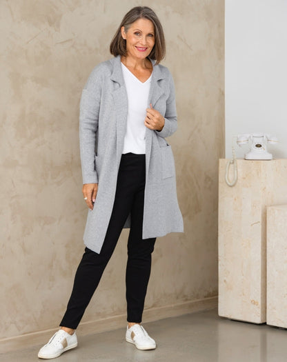 Chloe Knit Coatigan Grey