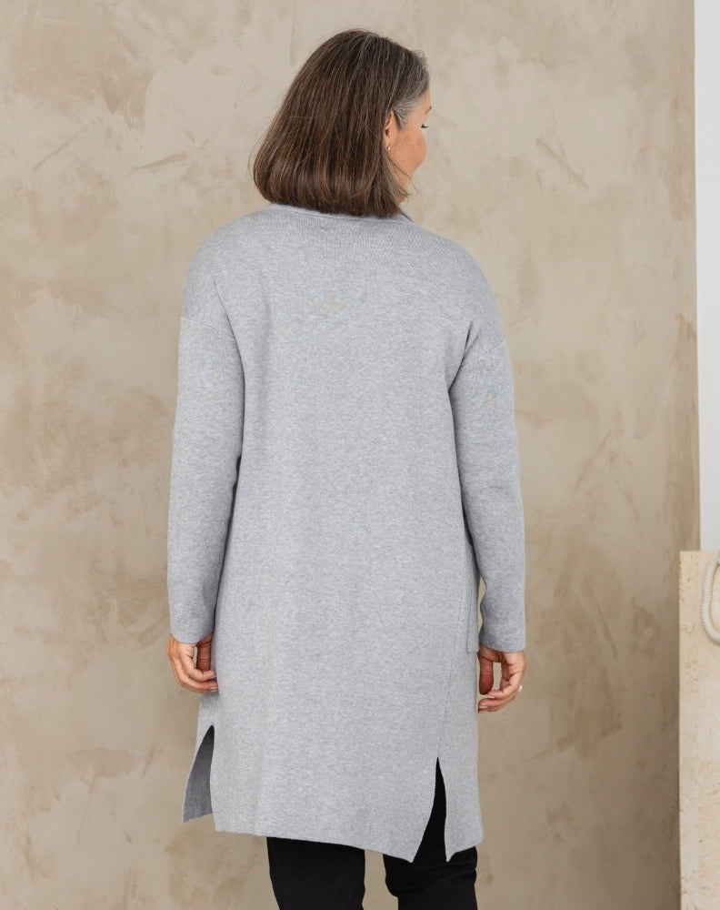 Chloe Knit Coatigan Grey