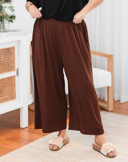 Bamboo Sammie Pant - Coffee