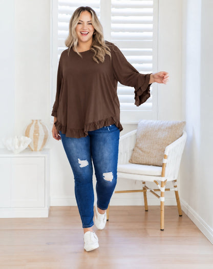 Felicity Top - Coffee