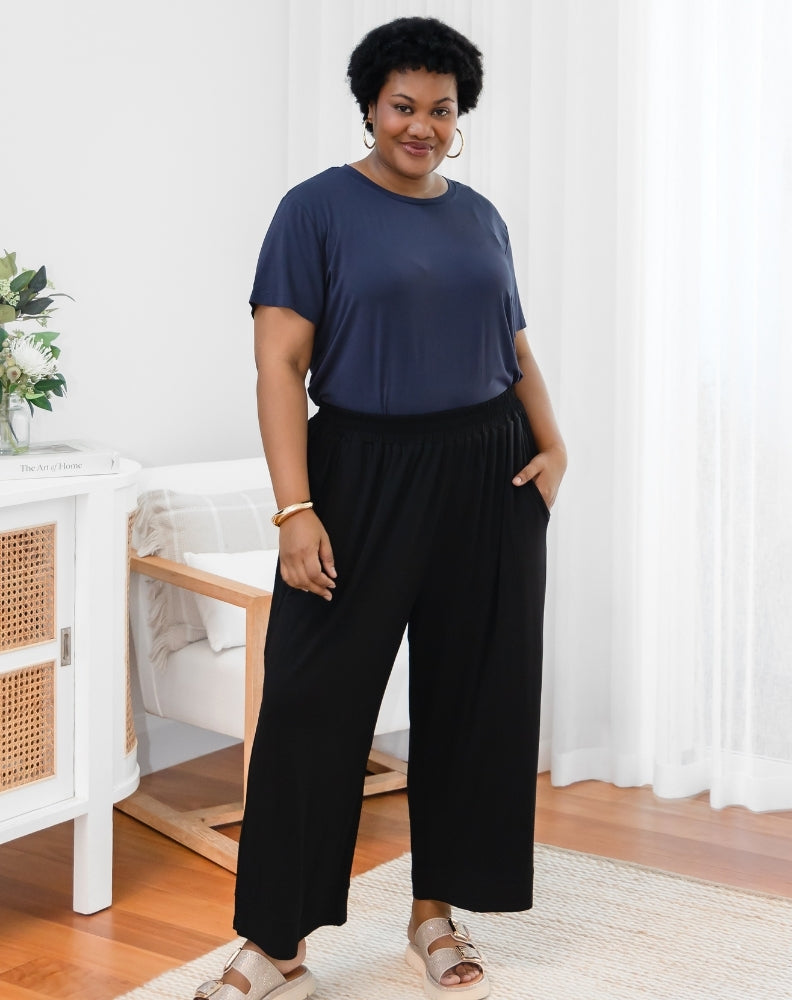 Bamboo Sammie Pant - Black