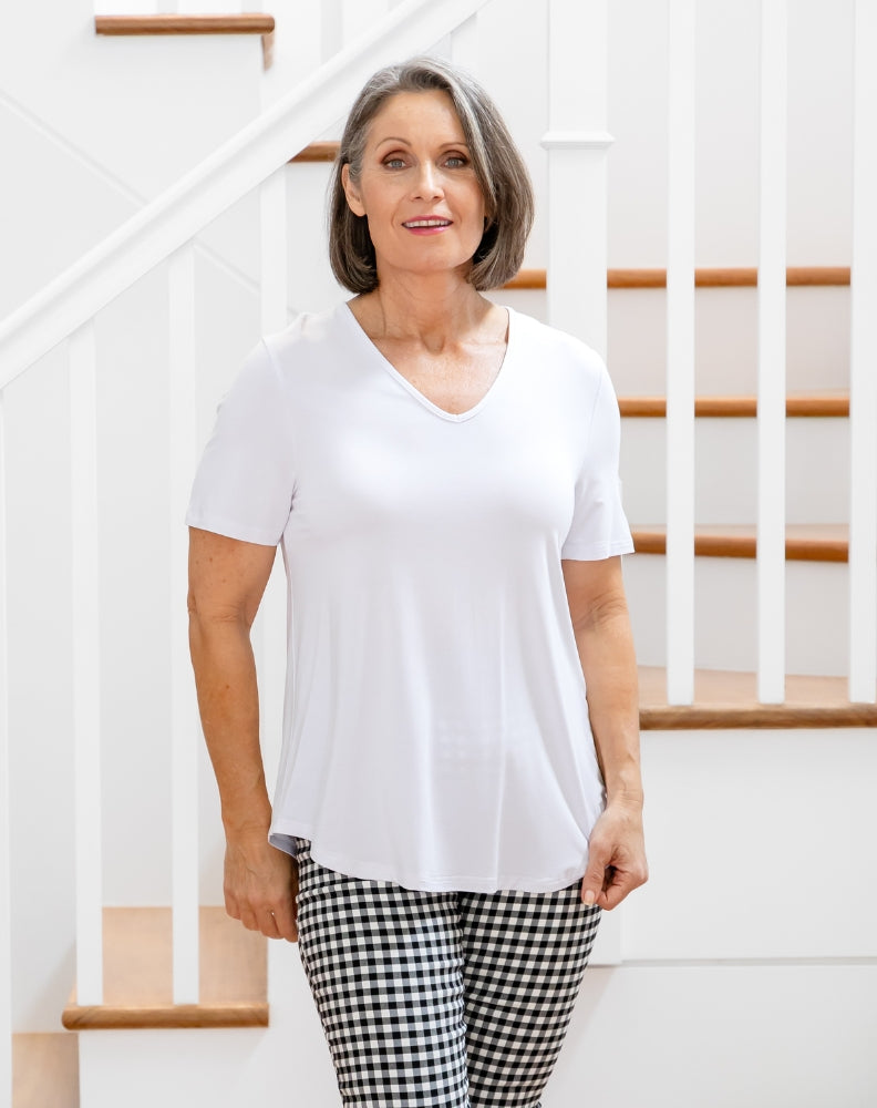 Elena Tee - White
