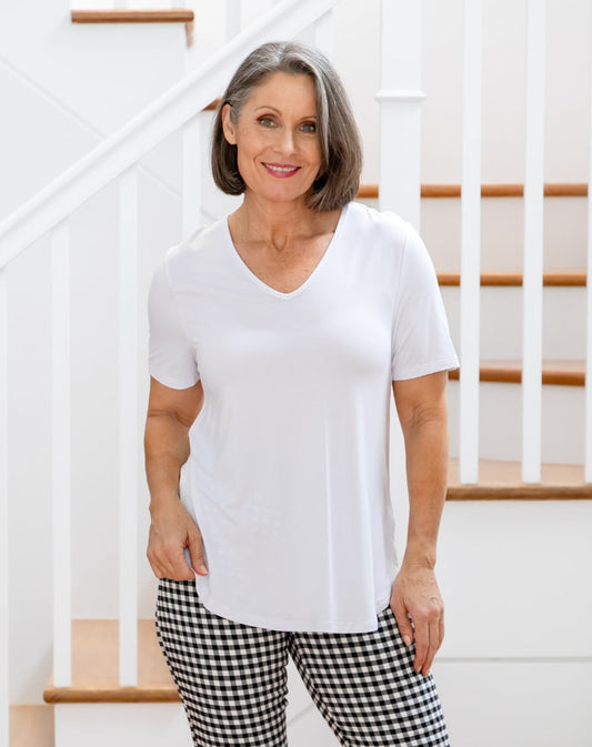 Elena Tee - White