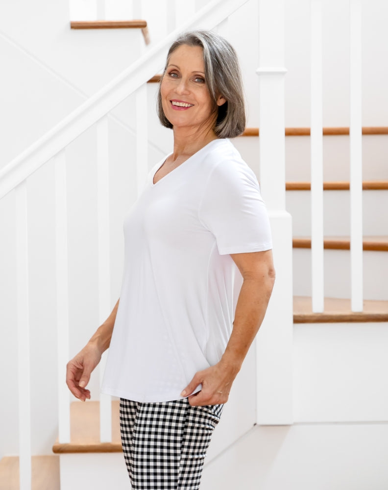 Elena Tee - White