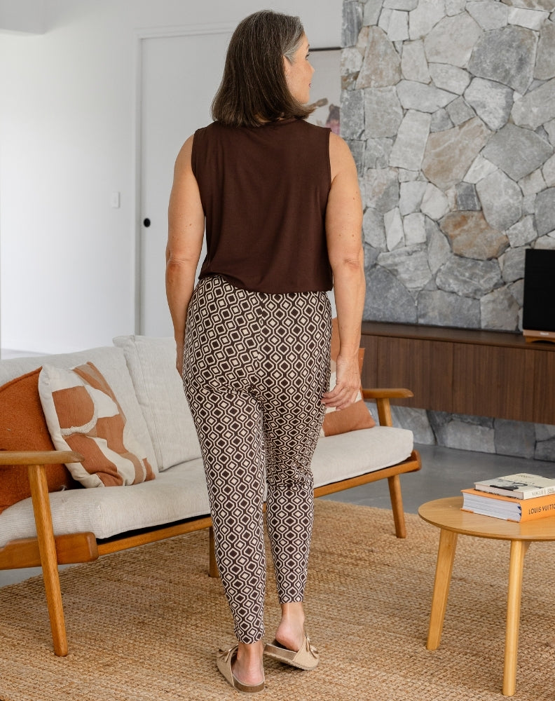 Slouch Pant - Aztec Chocolate
