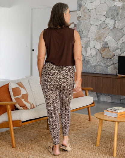 Slouch Pant - Aztec Chocolate
