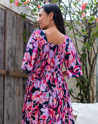 Kalani Dress - Lilac Floral