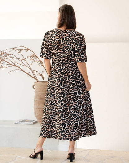 Georgia Dress - Leopard