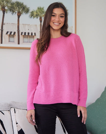 Maple Cotton Knit - Pink