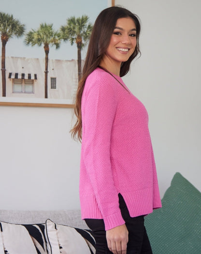 Maple Cotton Knit - Pink