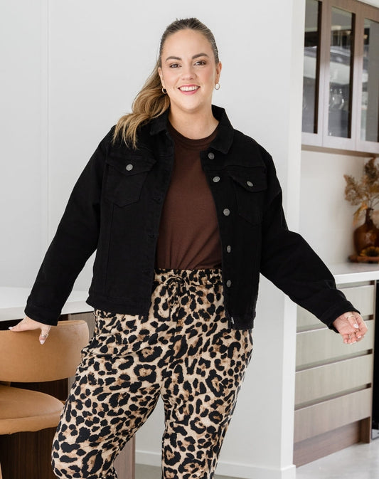 Frankie Jacket With Pocket - Black