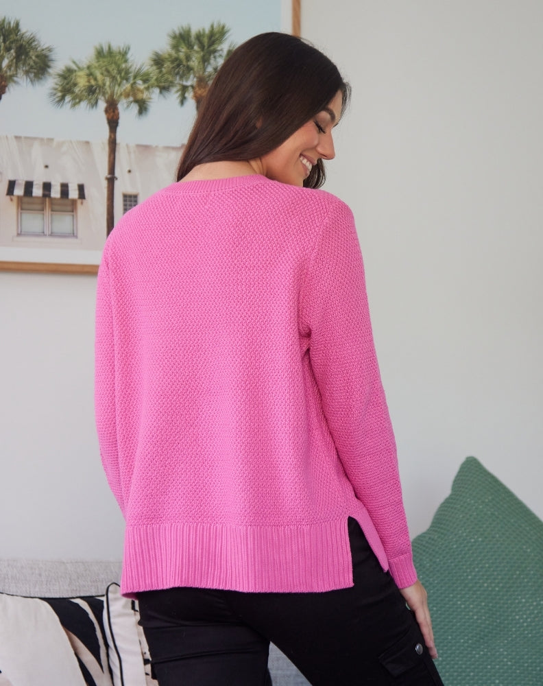 Maple Cotton Knit - Pink