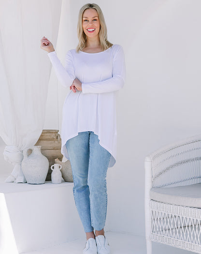 Slouch Tee -White