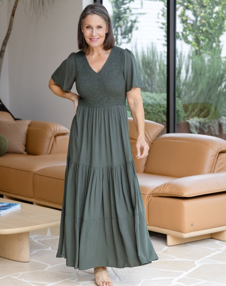 Sherbet Maxi - Khaki