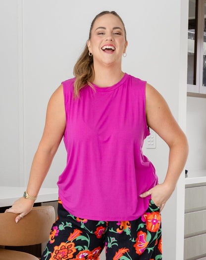 Taylor Tank - Magenta