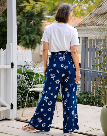 Luna Pant - Blue Shells