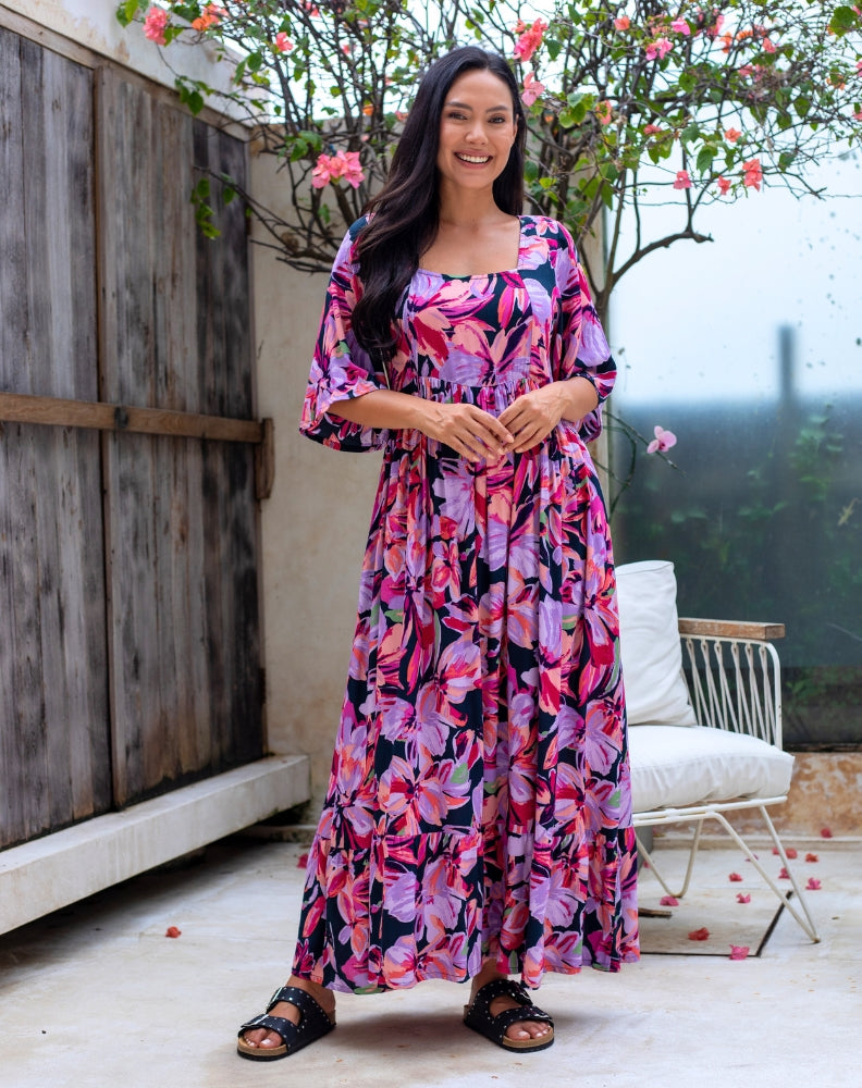 Kalani Dress - Lilac Floral