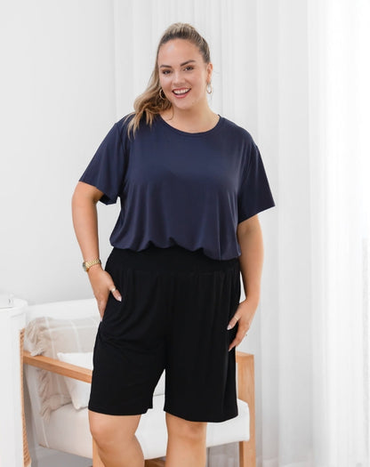 Bamboo Coastal Short - Black