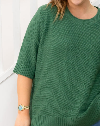Maisie Cotton Knit - Sage