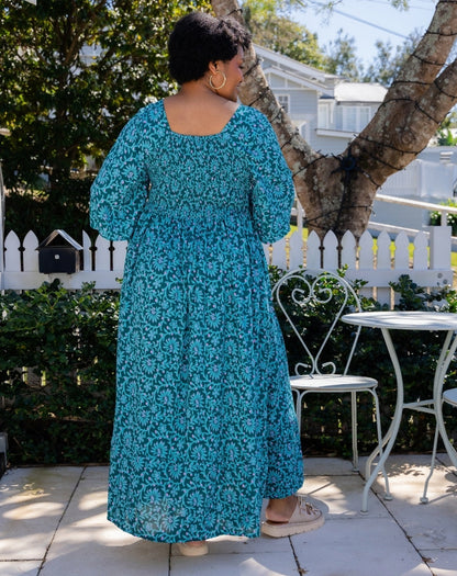 Kalani Dress - Boheme Blue