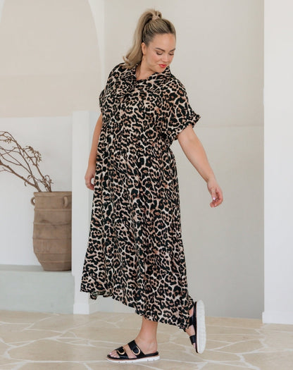 Elsie Dress - Leopard