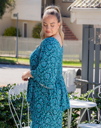 Kalani Top - Boheme Blue