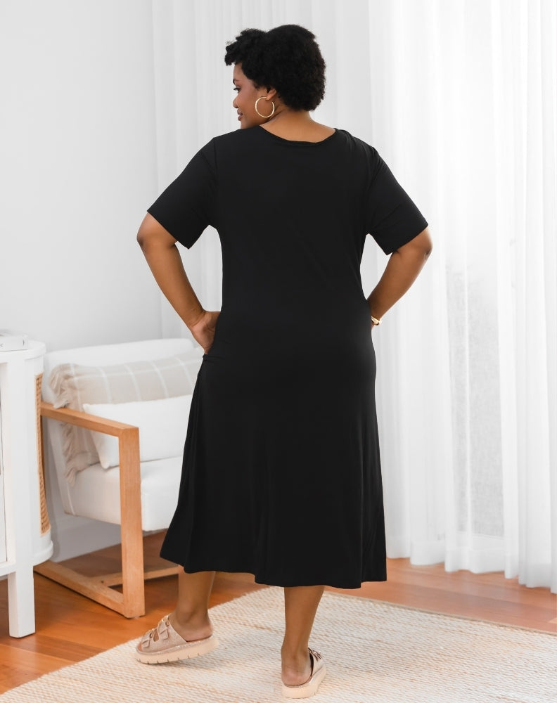 Bamboo Haley Dress - Black