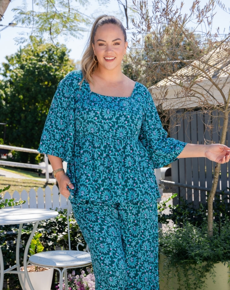 Kalani Top - Boheme Blue