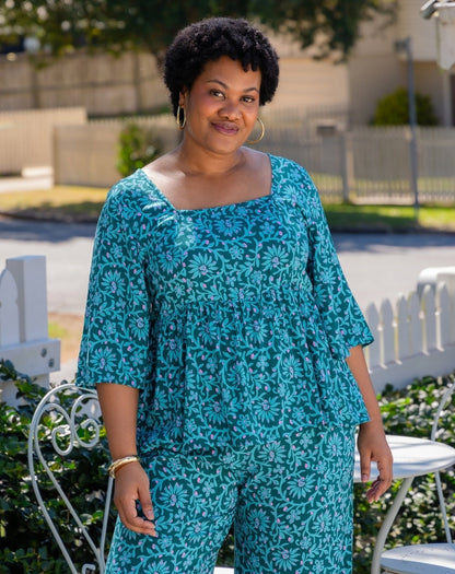 Kalani Top - Boheme Blue