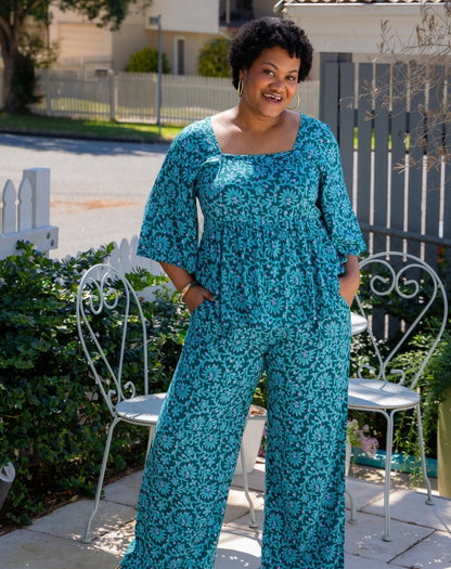 Kalani Top - Boheme Blue