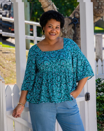 Kalani Top - Boheme Blue
