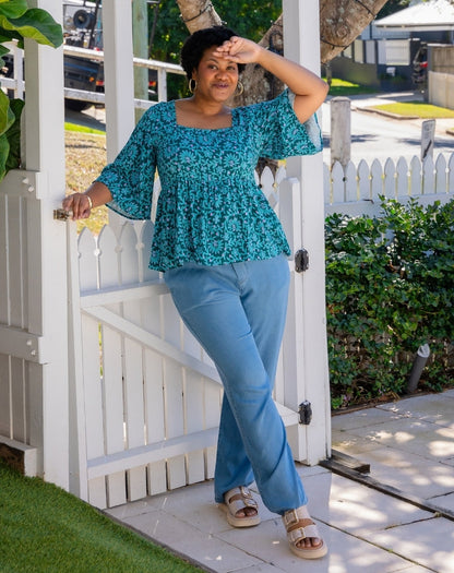 Kalani Top - Boheme Blue