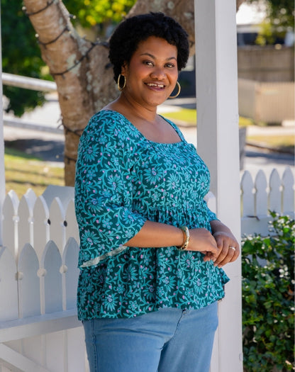 Kalani Top - Boheme Blue