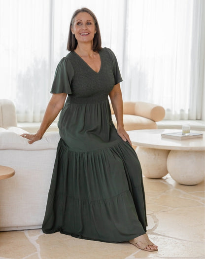 Sherbet Maxi - Khaki