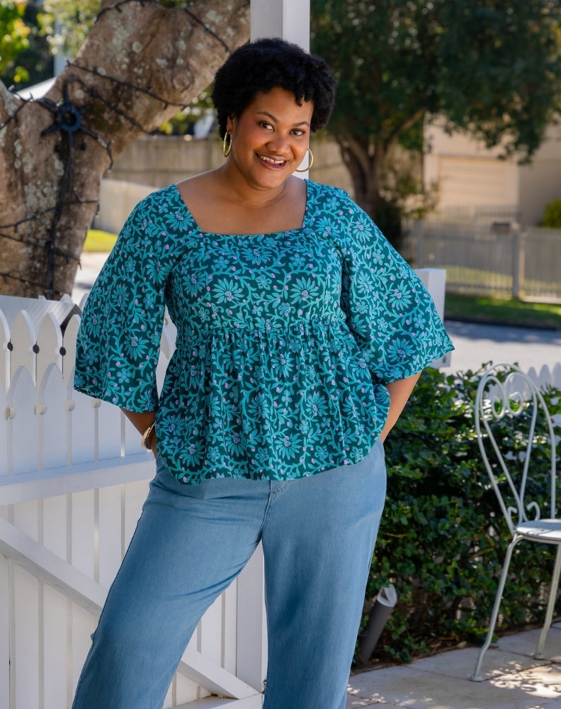 Kalani Top - Boheme Blue