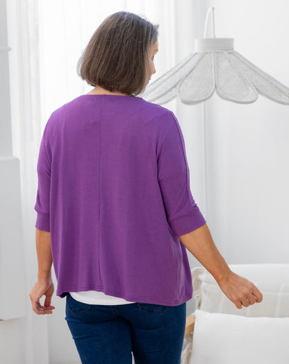 Slouch Shrug - Mauve