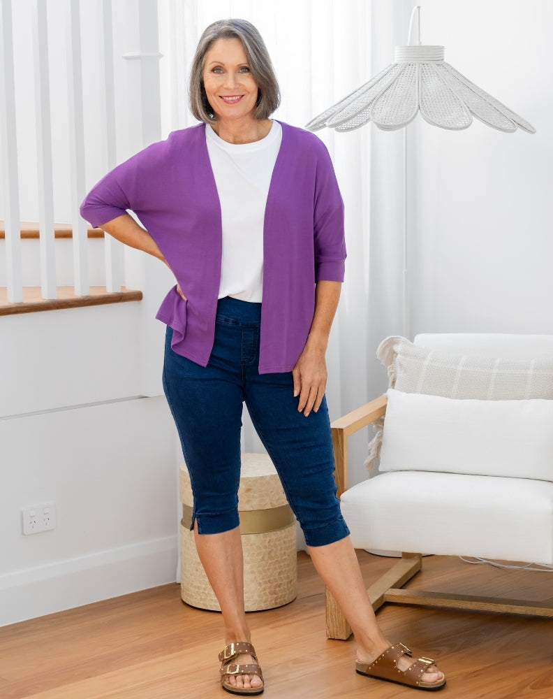 Slouch Shrug - Mauve