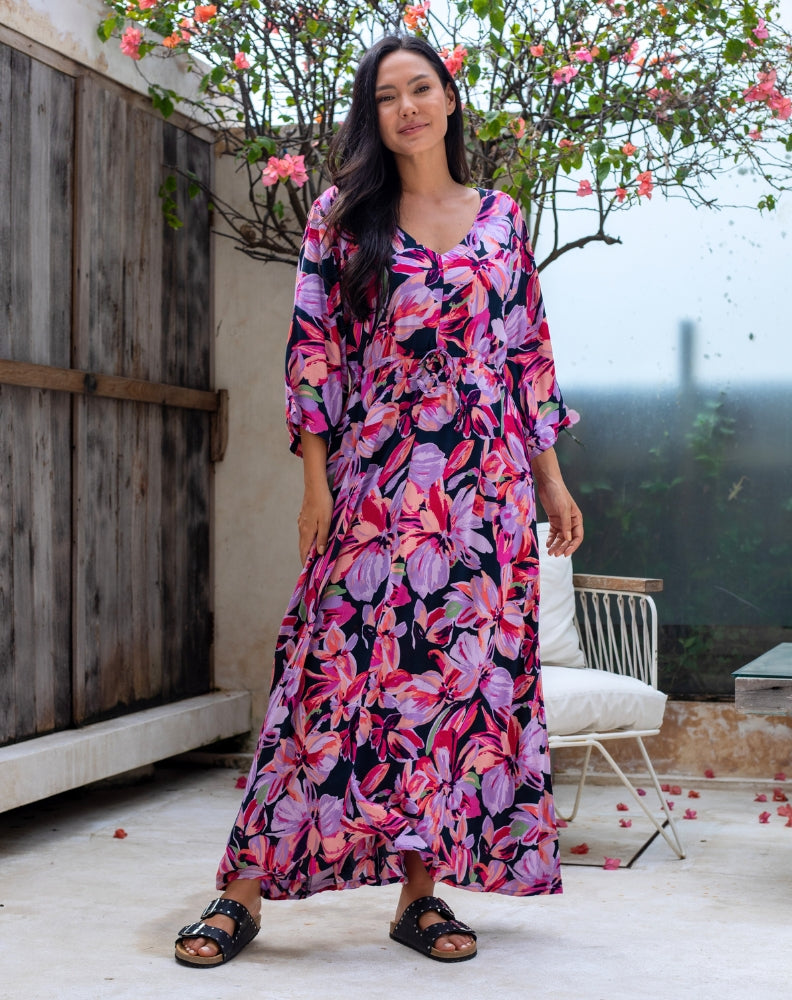 Kalani Dress - Lilac Floral