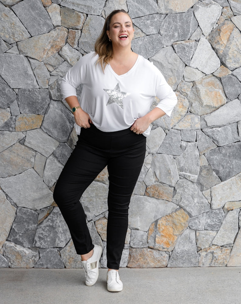 Pull On Pant - Black