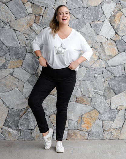 Pull On Pant - Black