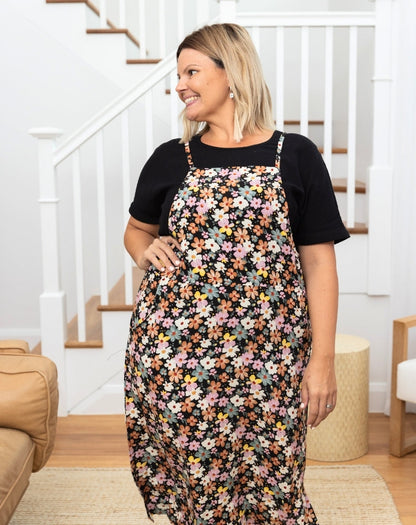 Apron Dress - Multi Daisy