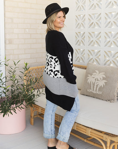 Tiered Animal Cardi